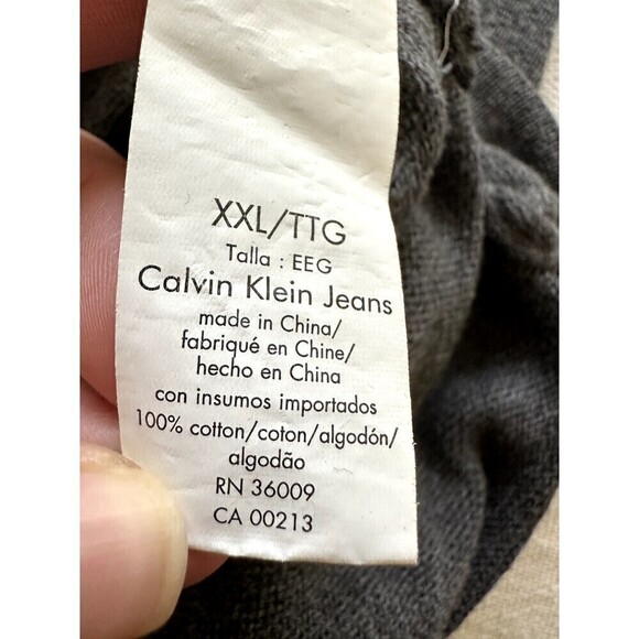 Calvin Klein Grey Turtleneck Sweater Woman's Size 2X  Stretch Minimal Cozy - Picture 3 of 16